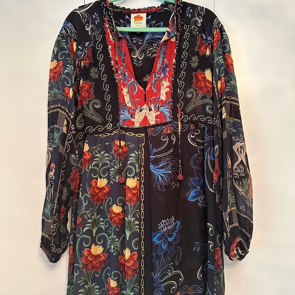FARM Rio Floral Bohemian Dress